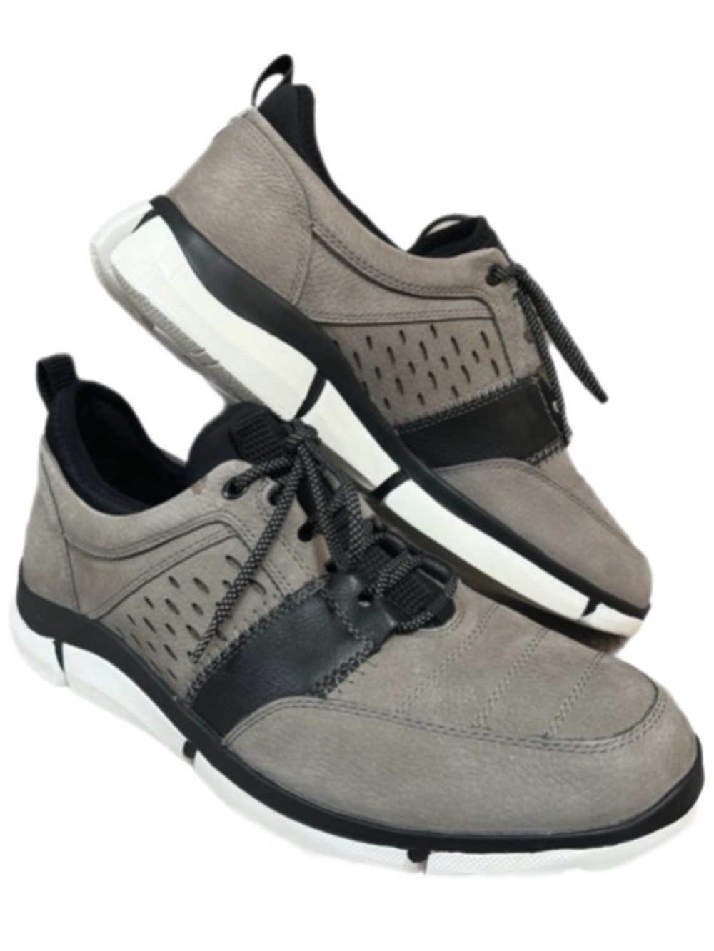 Johnston & Murphy XC4 Men’s Leather Sneakers Gray Waterproof Comfort Shoes 11.5